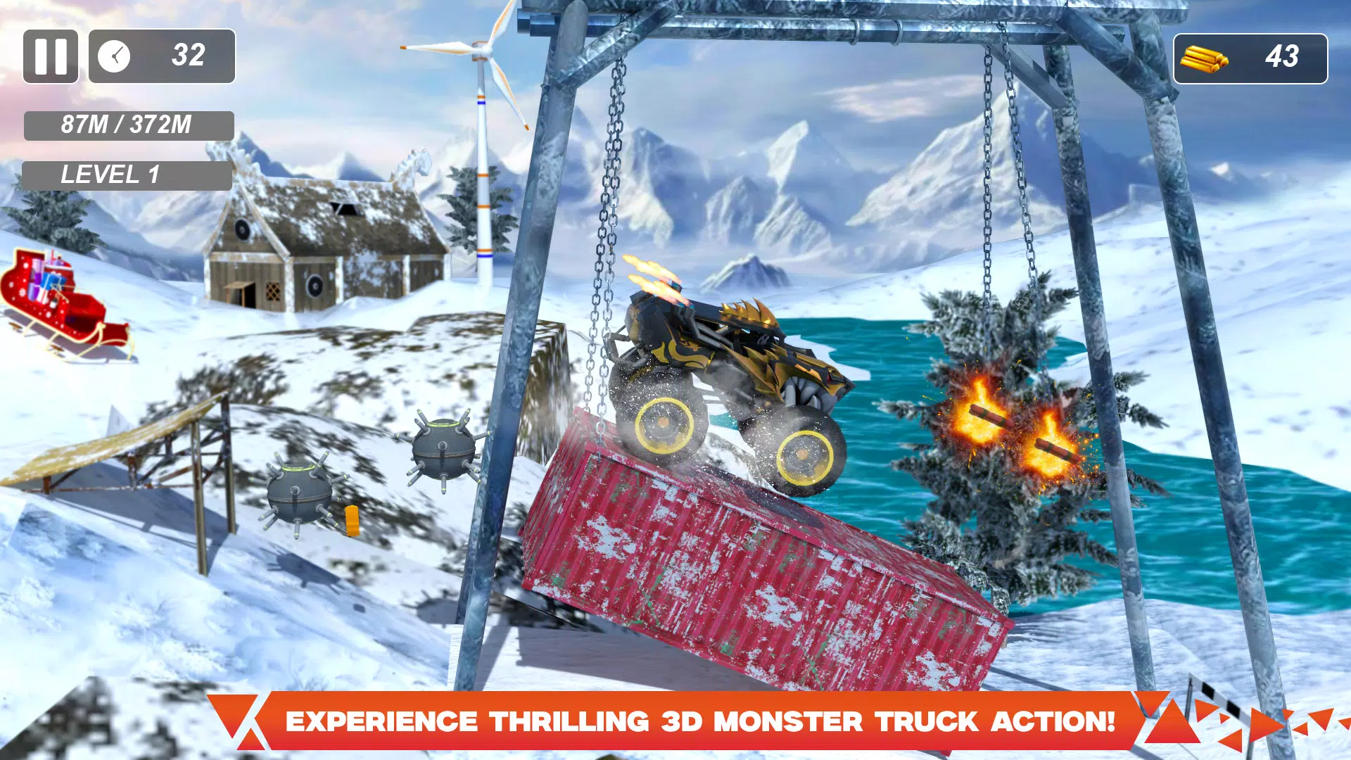 4x4 Monster Truck Offroad Game  Screenshot 2