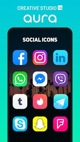 Aura Icon Pack  Screenshot 2