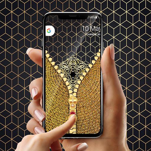 Gold lock screen  Screenshot 4
