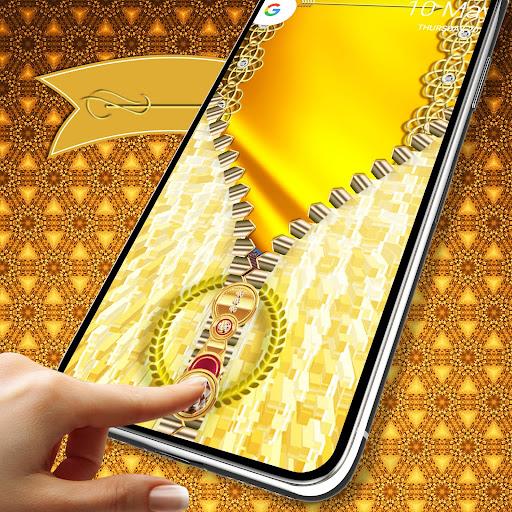 Gold lock screen  Screenshot 6