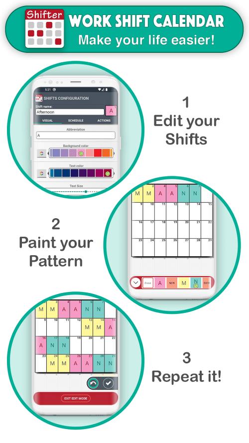 Work Shift Calendar  Screenshot 3