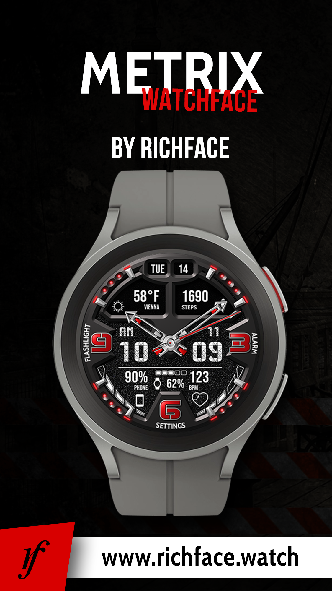 Metrix Watch Face Screenshot 1