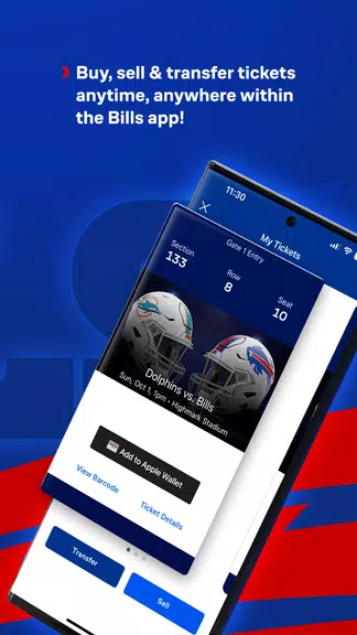 Buffalo Bills Mobile  Screenshot 4