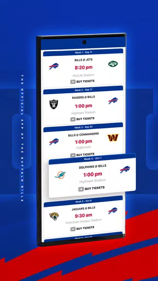 Buffalo Bills Mobile  Screenshot 3