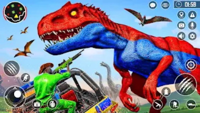 Wild Dinosaur Hunting Zoo Game  Screenshot 2