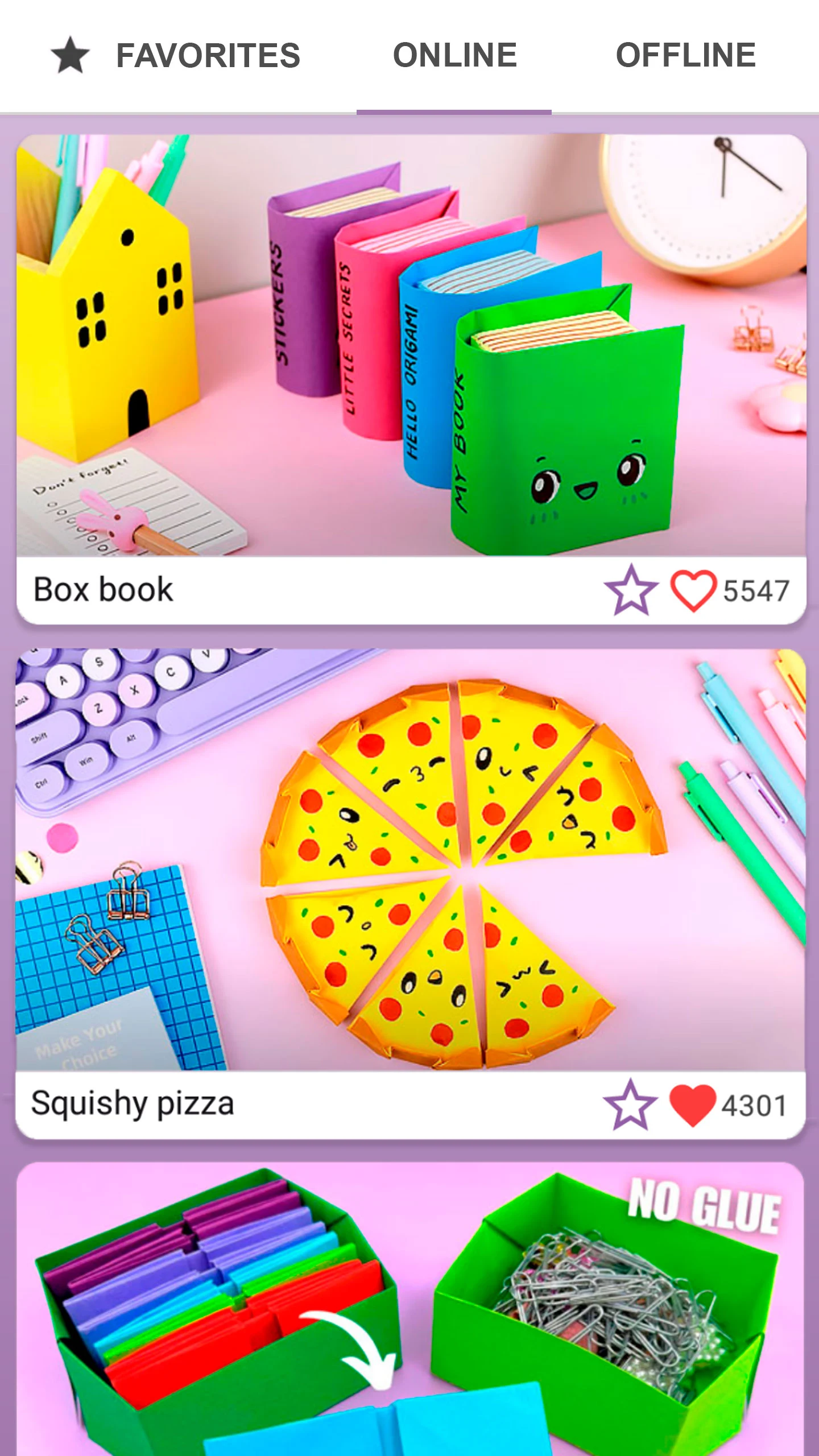 Origami: paper crafts  Screenshot 1