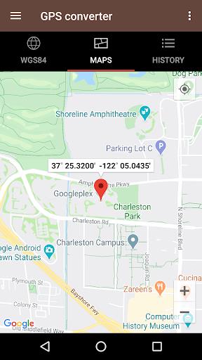 GPS coordinate converter  Screenshot 3
