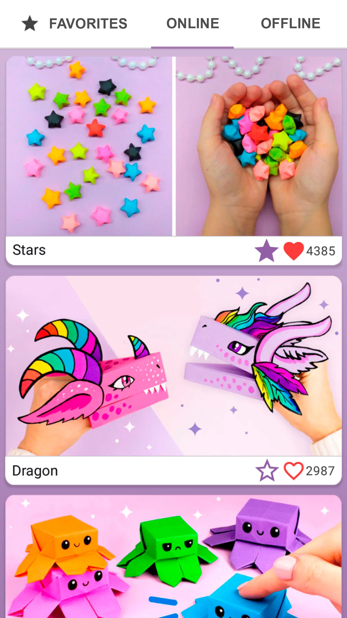 Origami: paper crafts  Screenshot 2