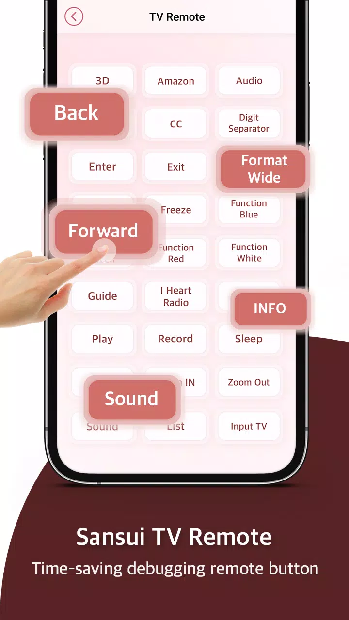 Remote for Sansui TV  Screenshot 3
