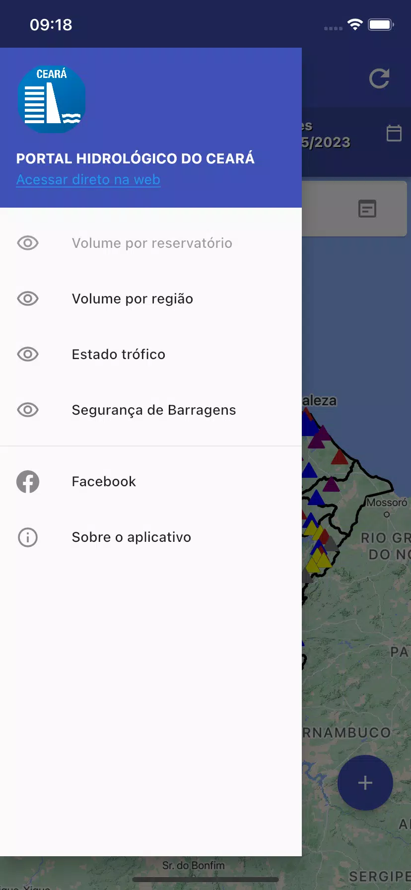 PORTAL HIDROLÓGICO DO CEARÁ  Screenshot 1