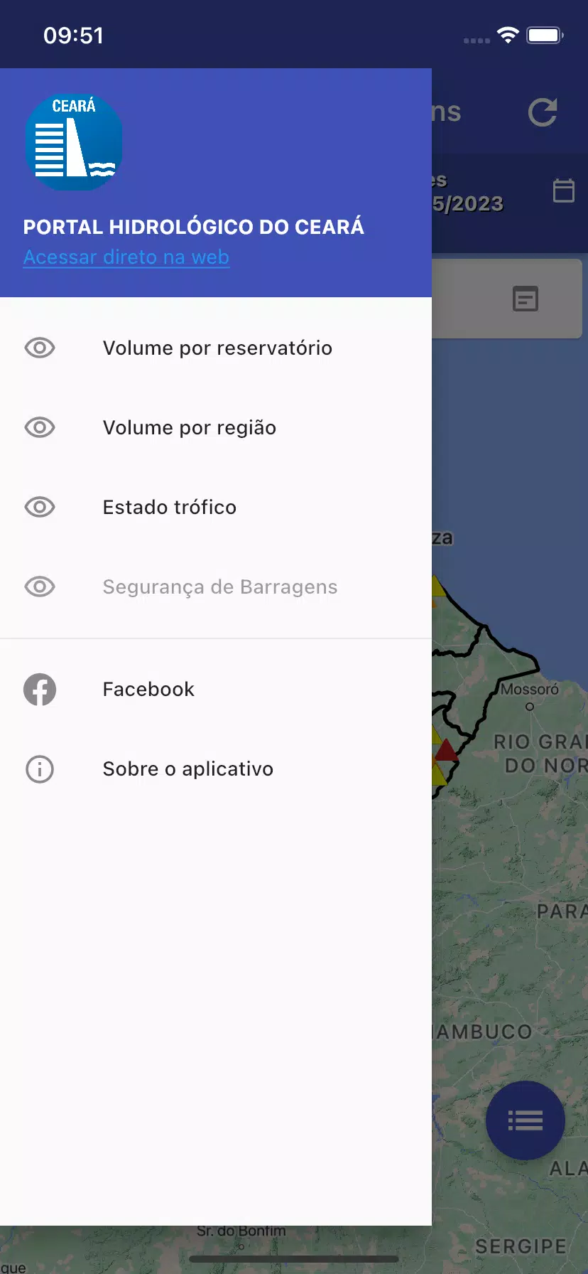 PORTAL HIDROLÓGICO DO CEARÁ  Screenshot 7