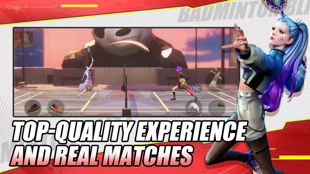 Badminton Blitz - PVP online  Screenshot 1