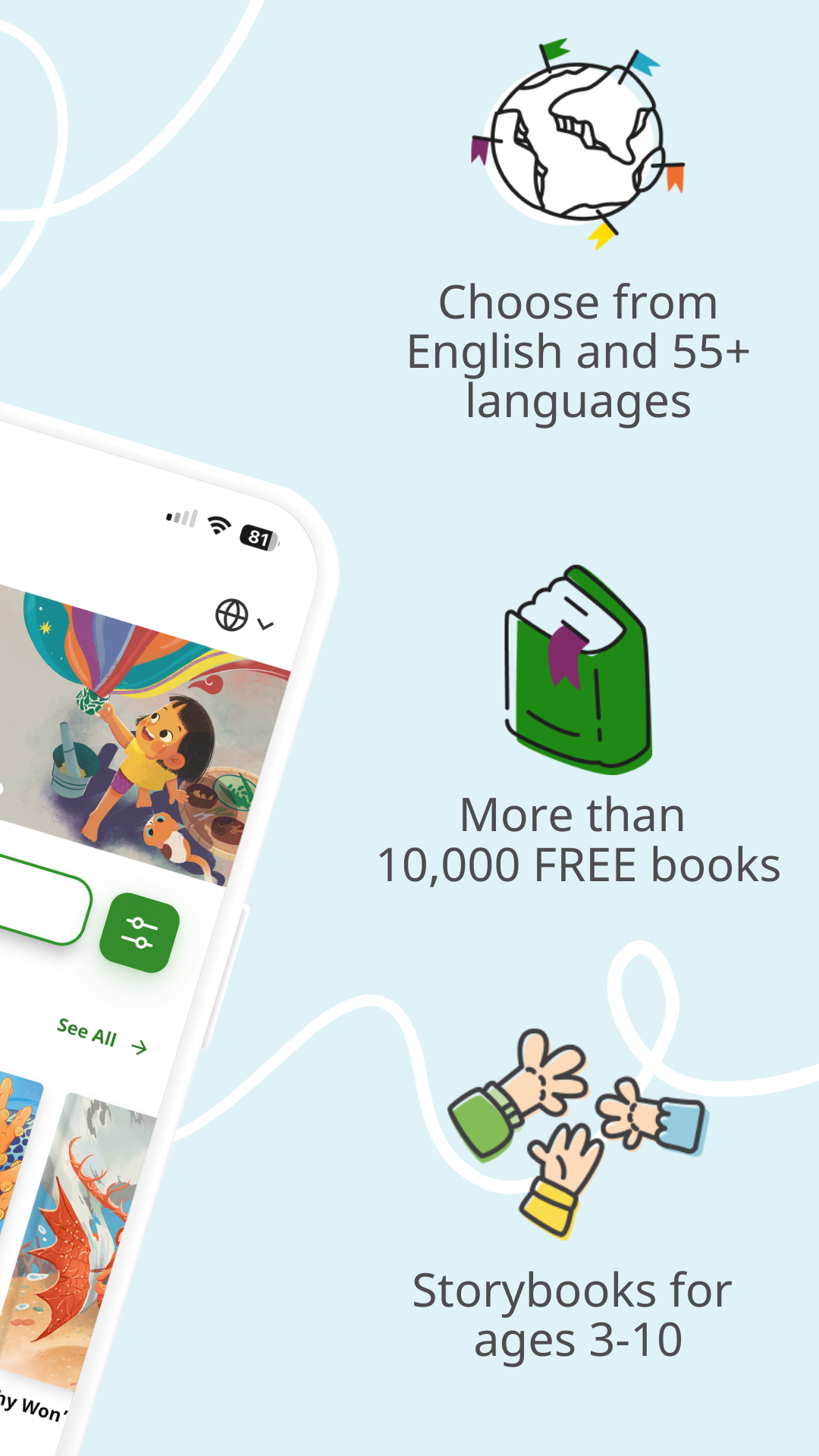 Let's Read - Digital Library  Screenshot 2