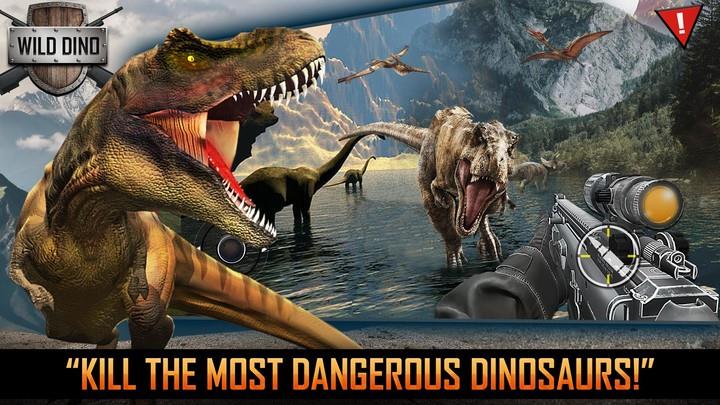 Real Dinosaur Hunting Gun Game  Screenshot 1
