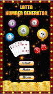 Lotto Number Generator  Screenshot 1