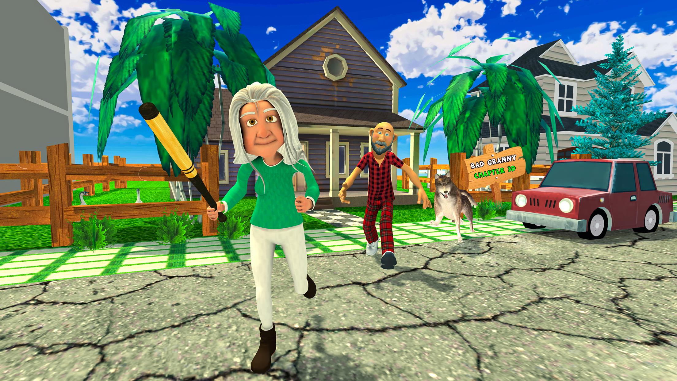 Scary Bad Granny Neighbor Game  Screenshot 1