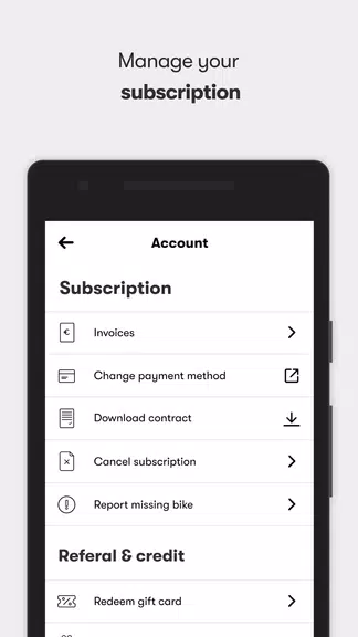 Swapfiets Screenshot 3