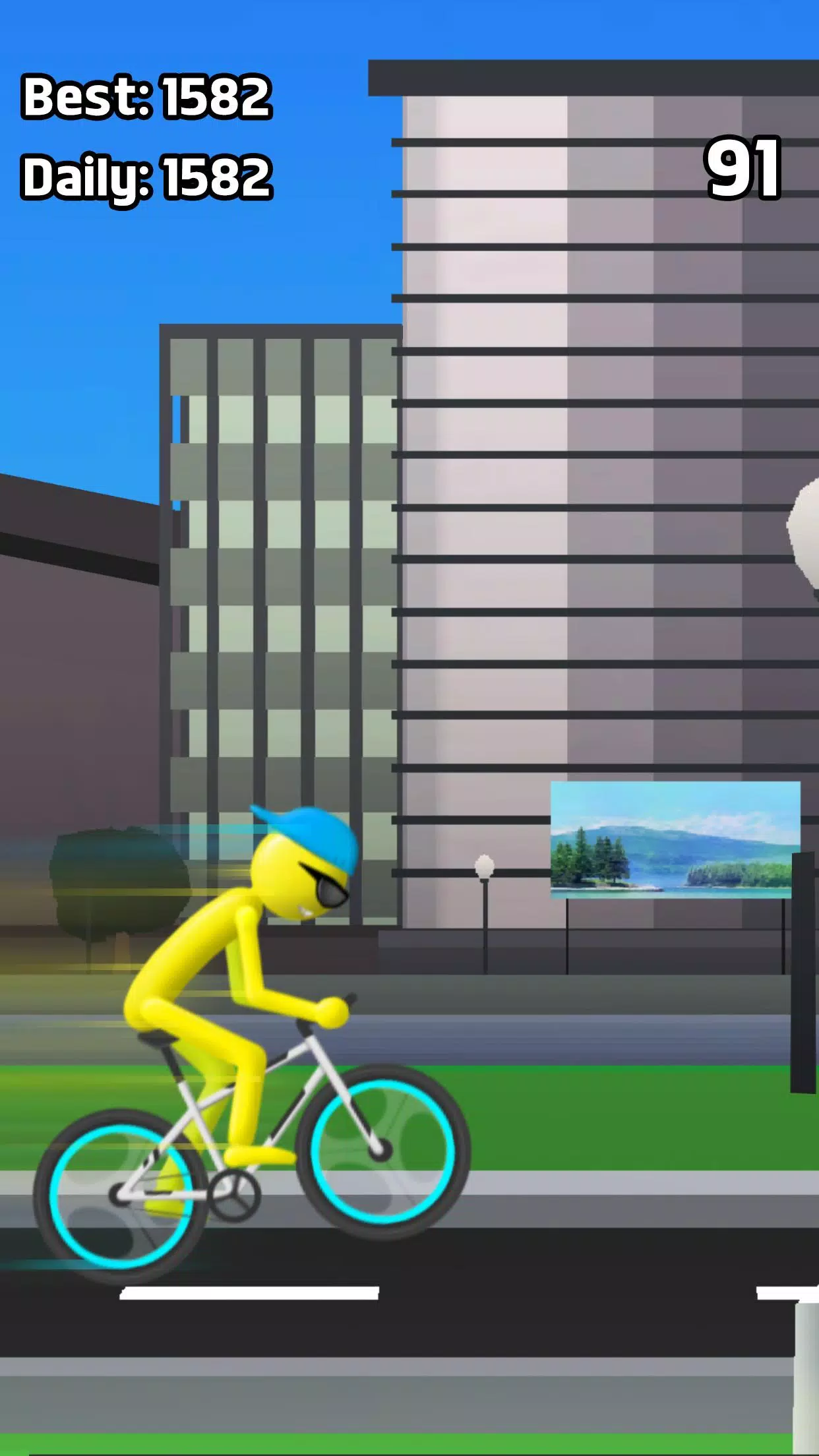 Stickman Bike Wheelie  Screenshot 1