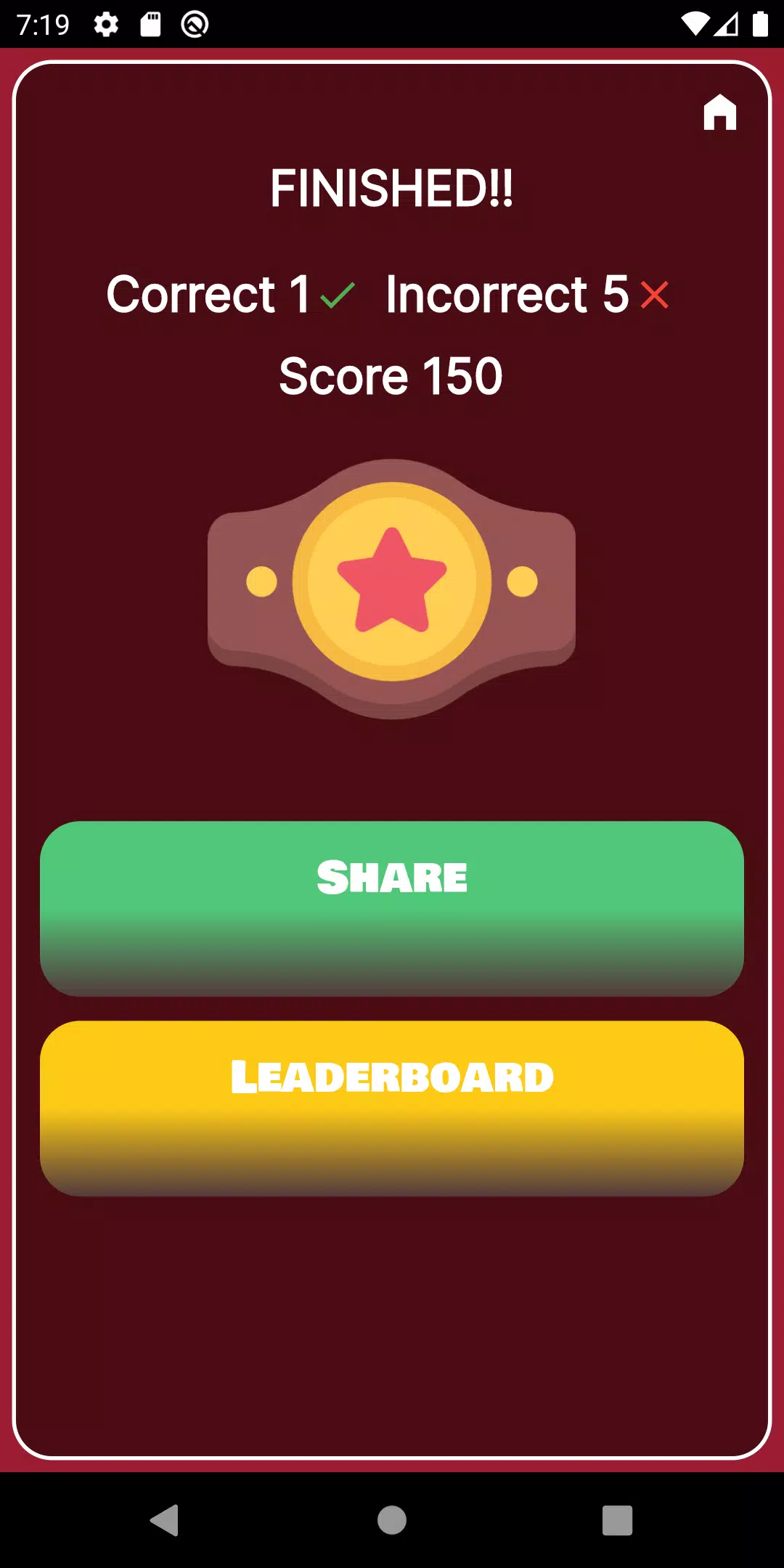 World Wrestling Trivia  Screenshot 3
