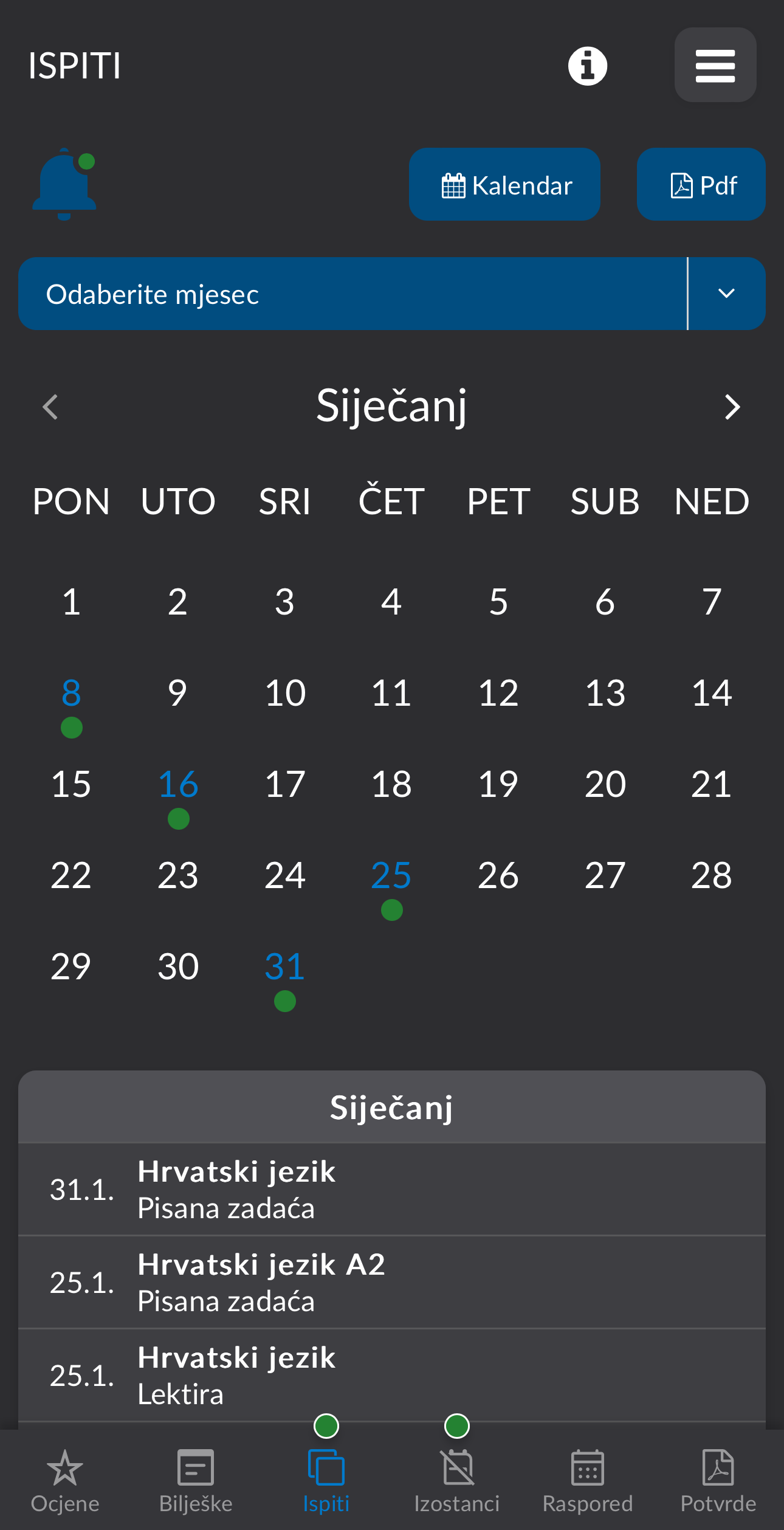 e-Dnevnik  Screenshot 3