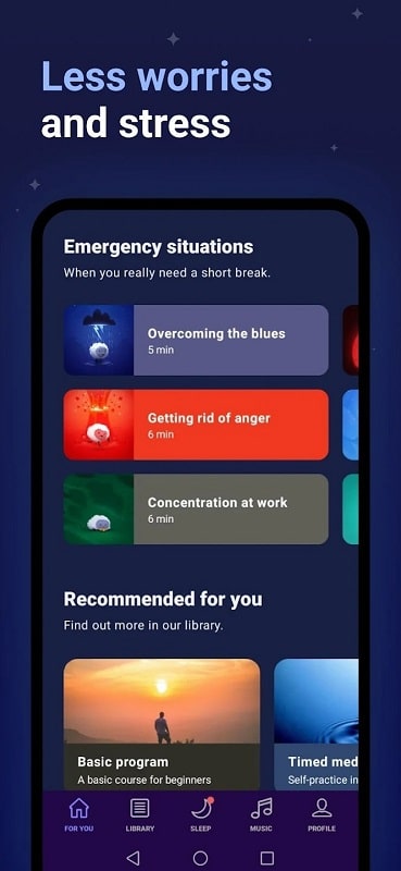 Mo Meditation, Sleep, Recovery Screenshot 2