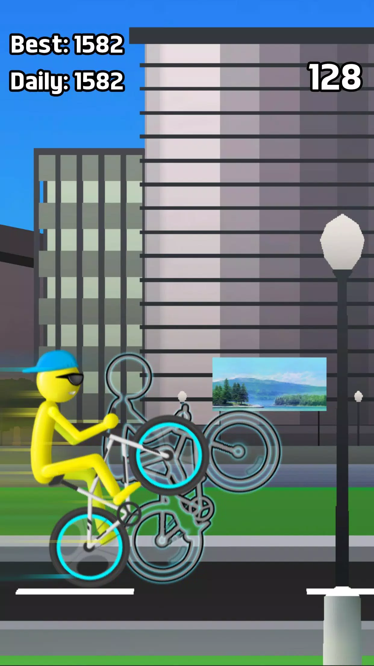 Stickman Bike Wheelie  Screenshot 3