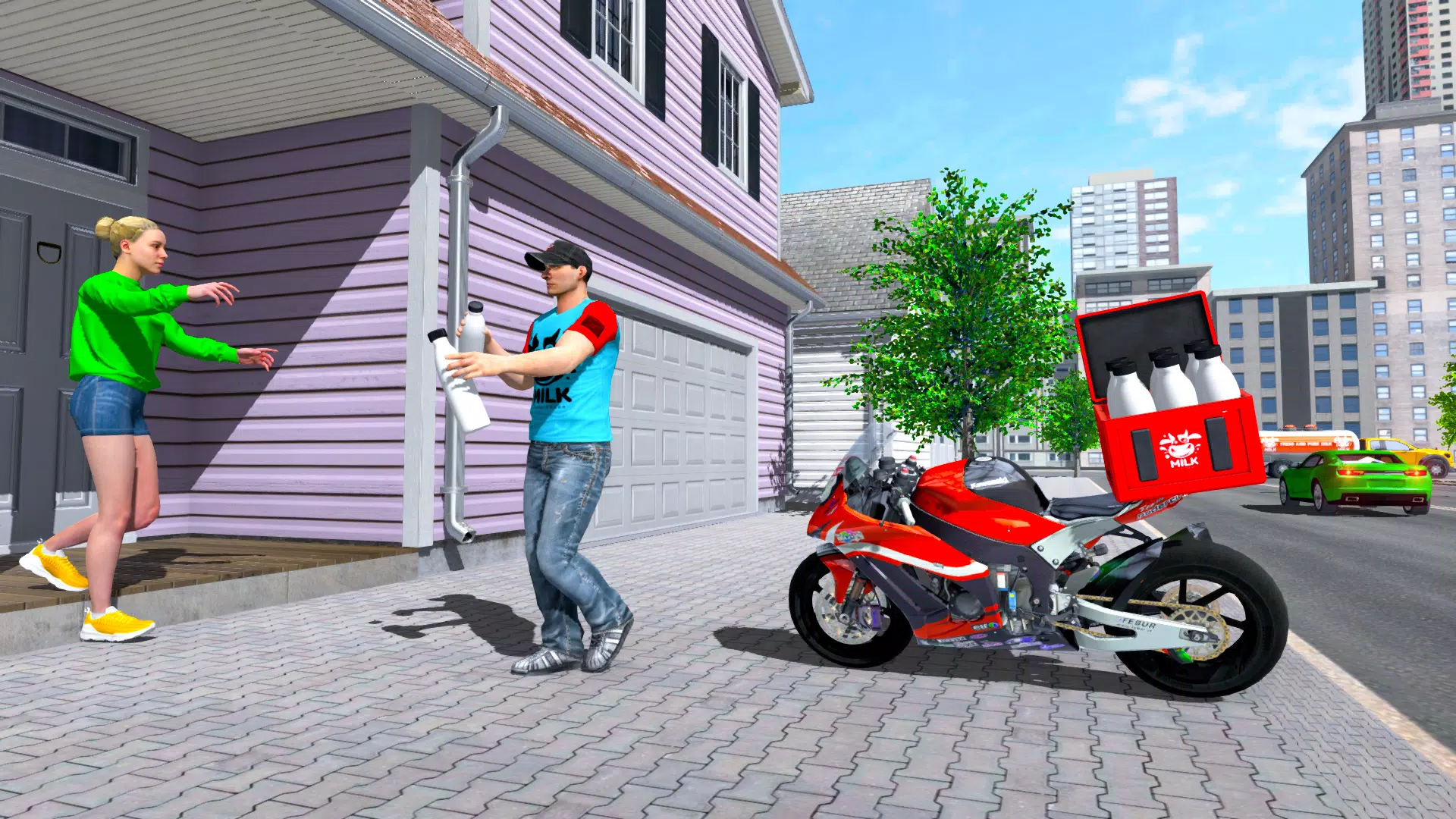 Cow Milk Delivery Truck Games  Screenshot 3