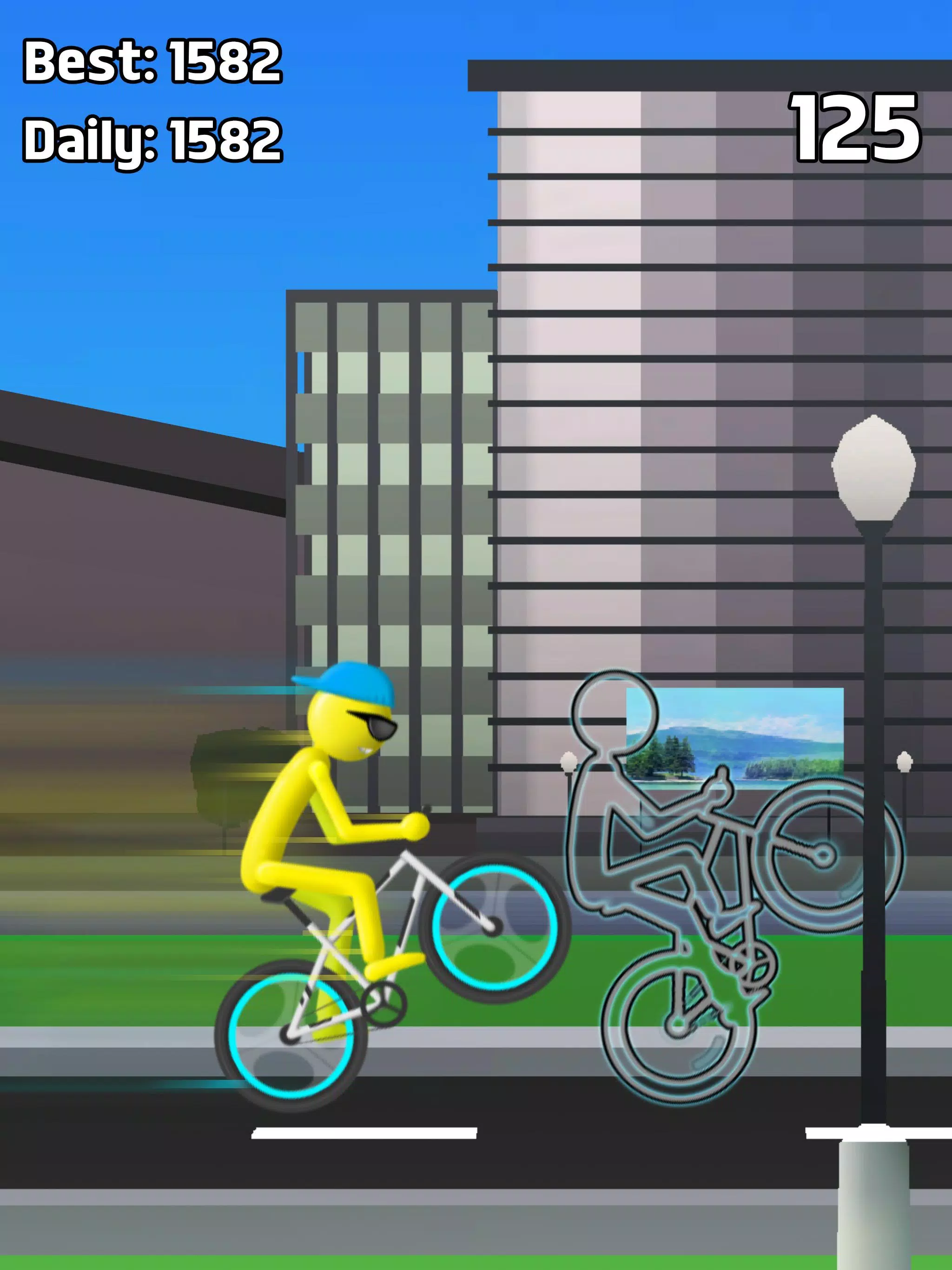 Stickman Bike Wheelie  Screenshot 8