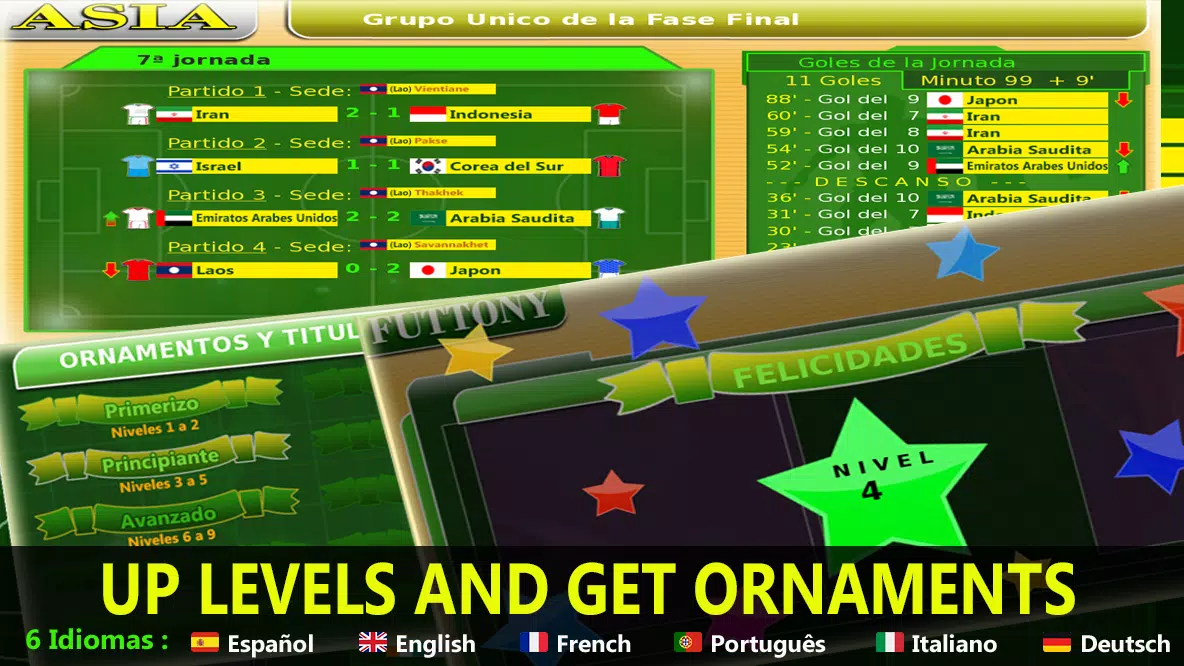 Futtony Football Asia Copon  Screenshot 4