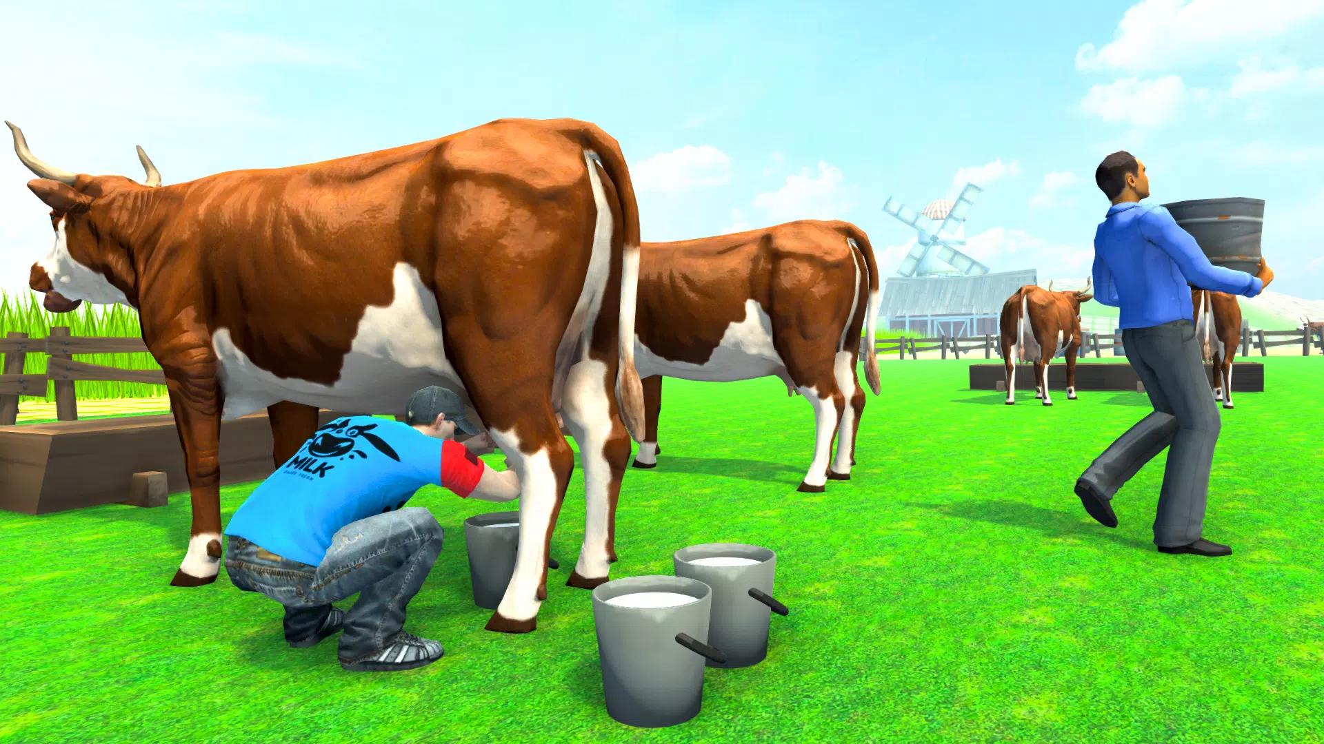 Cow Milk Delivery Truck Games  Screenshot 8