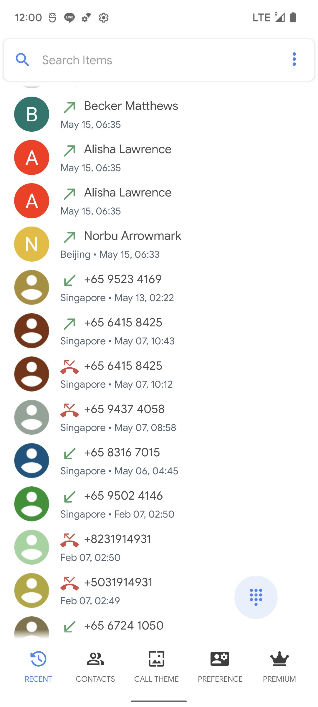 ColorCall - Color Phone Dialer  Screenshot 3