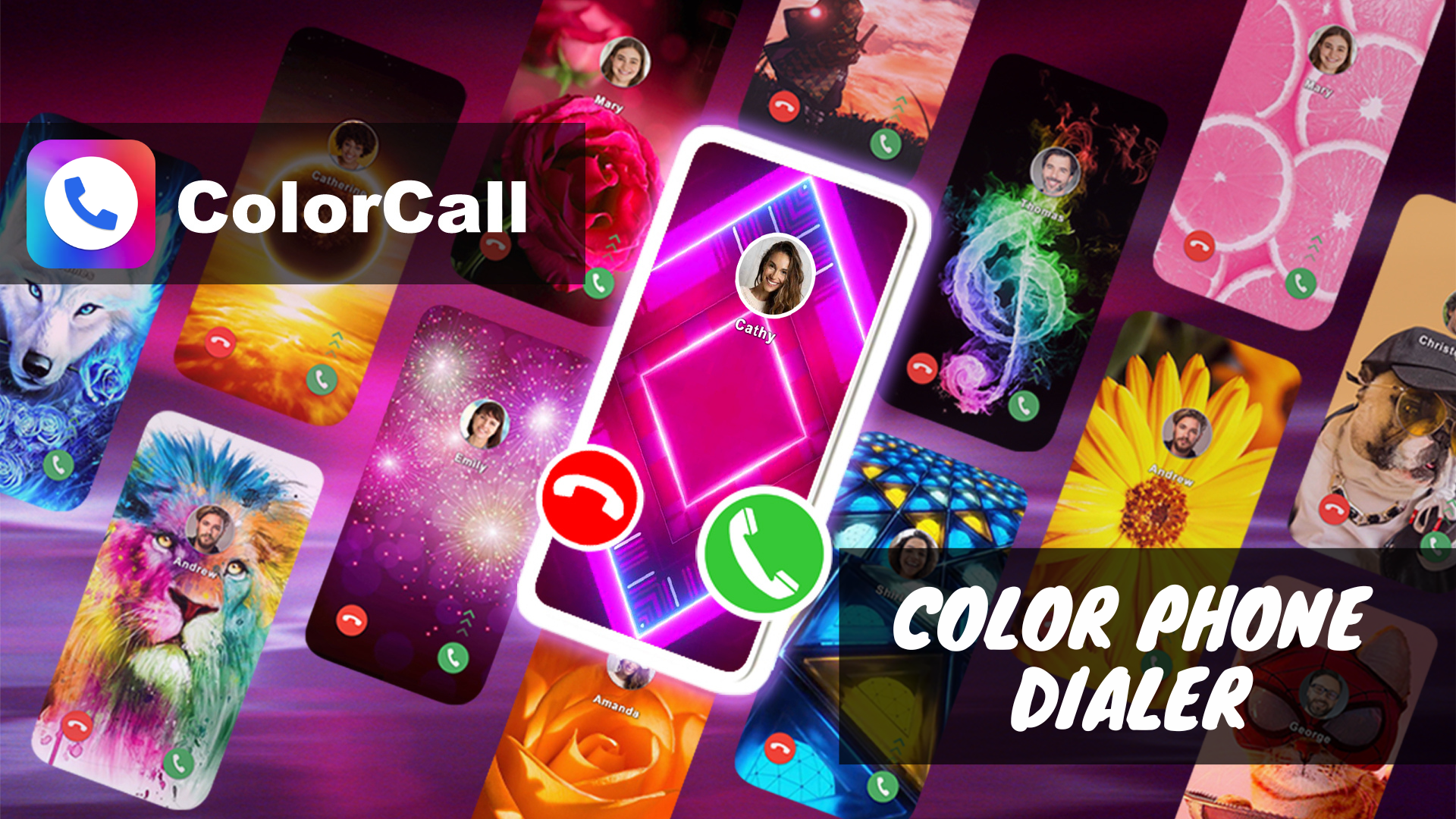 ColorCall - Color Phone Dialer  Screenshot 1