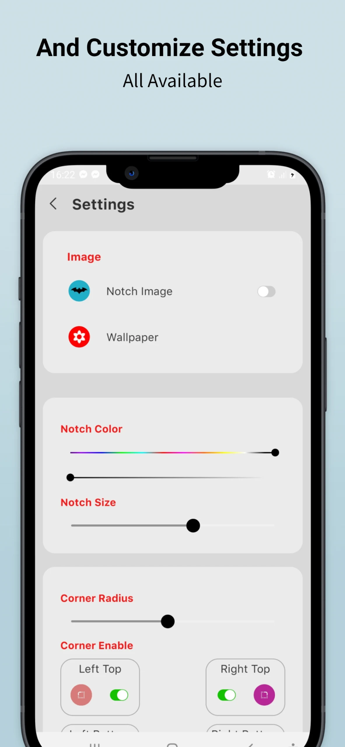 iCenter OS 17: X-Notch  Screenshot 2