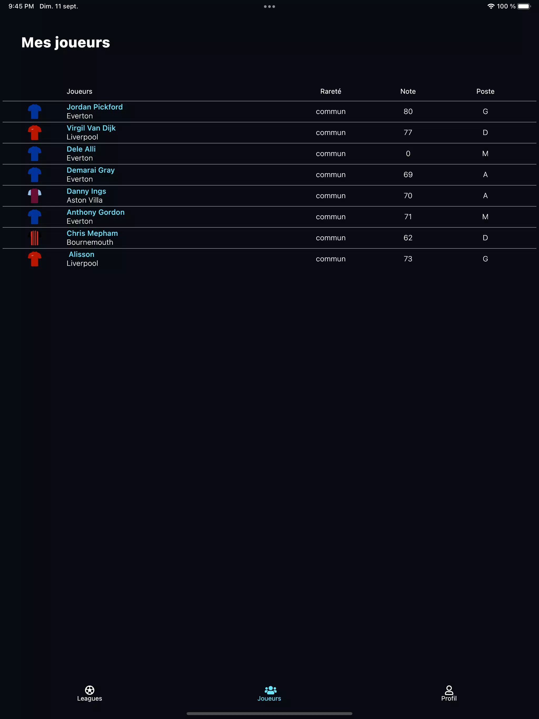 SporTheos Fantasy Football  Screenshot 8