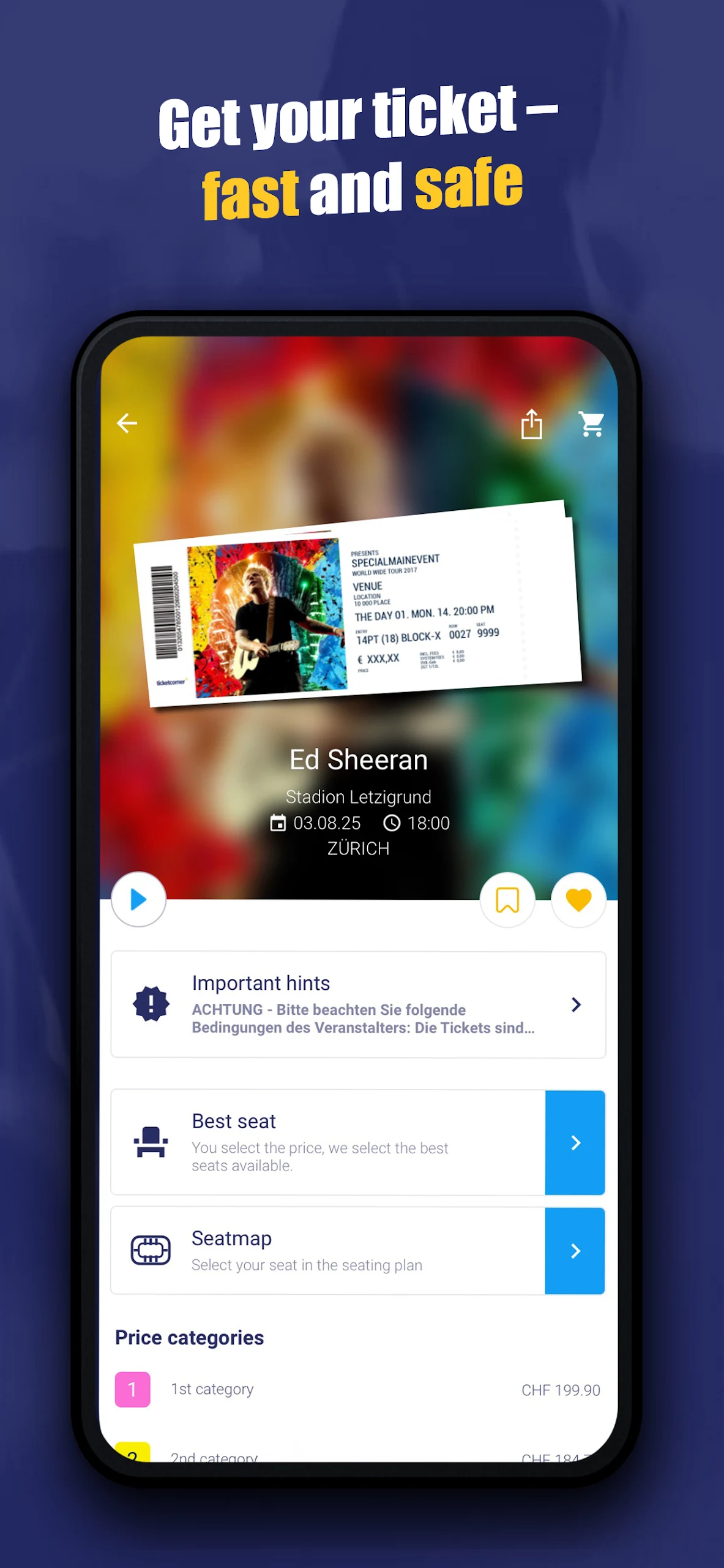 Ticketcorner  Screenshot 3