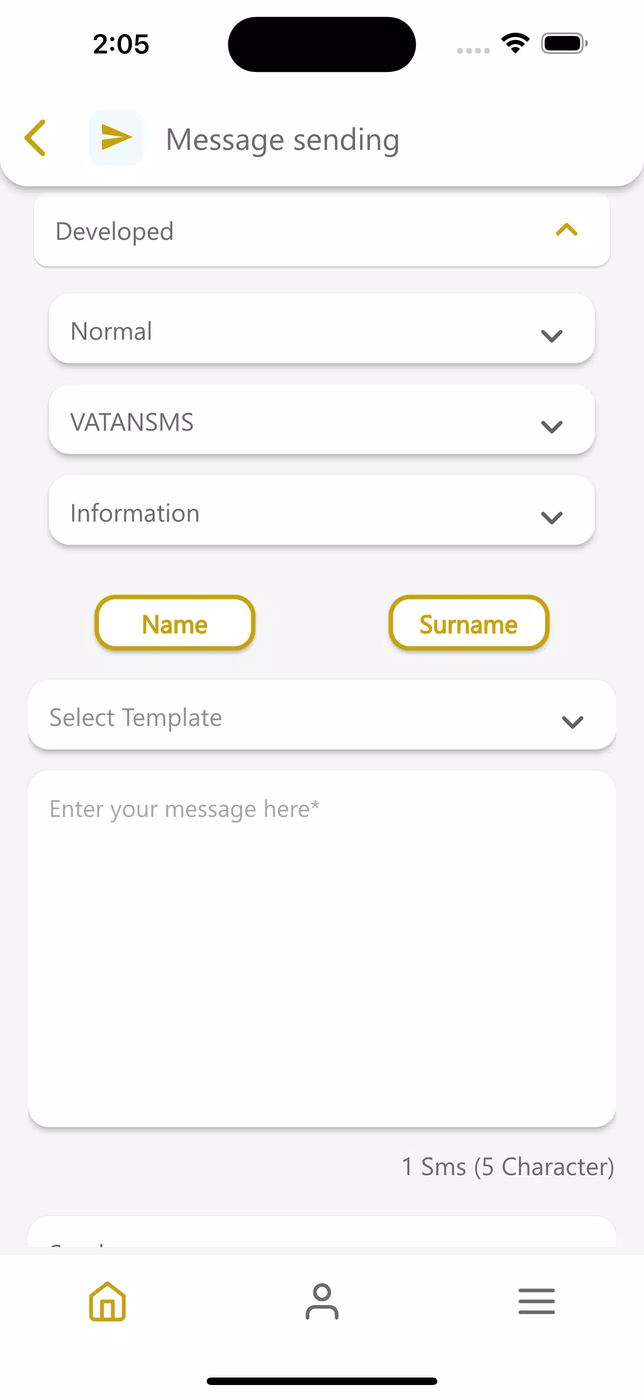 ZorluSMS Headed SMS System Screenshot 4