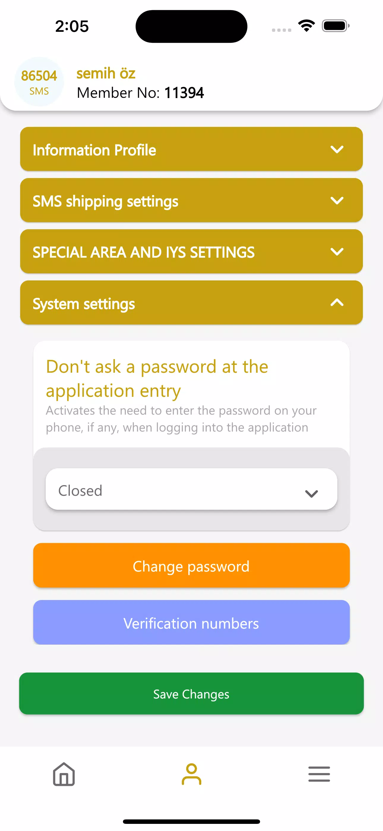 ZorluSMS Headed SMS System Screenshot 2