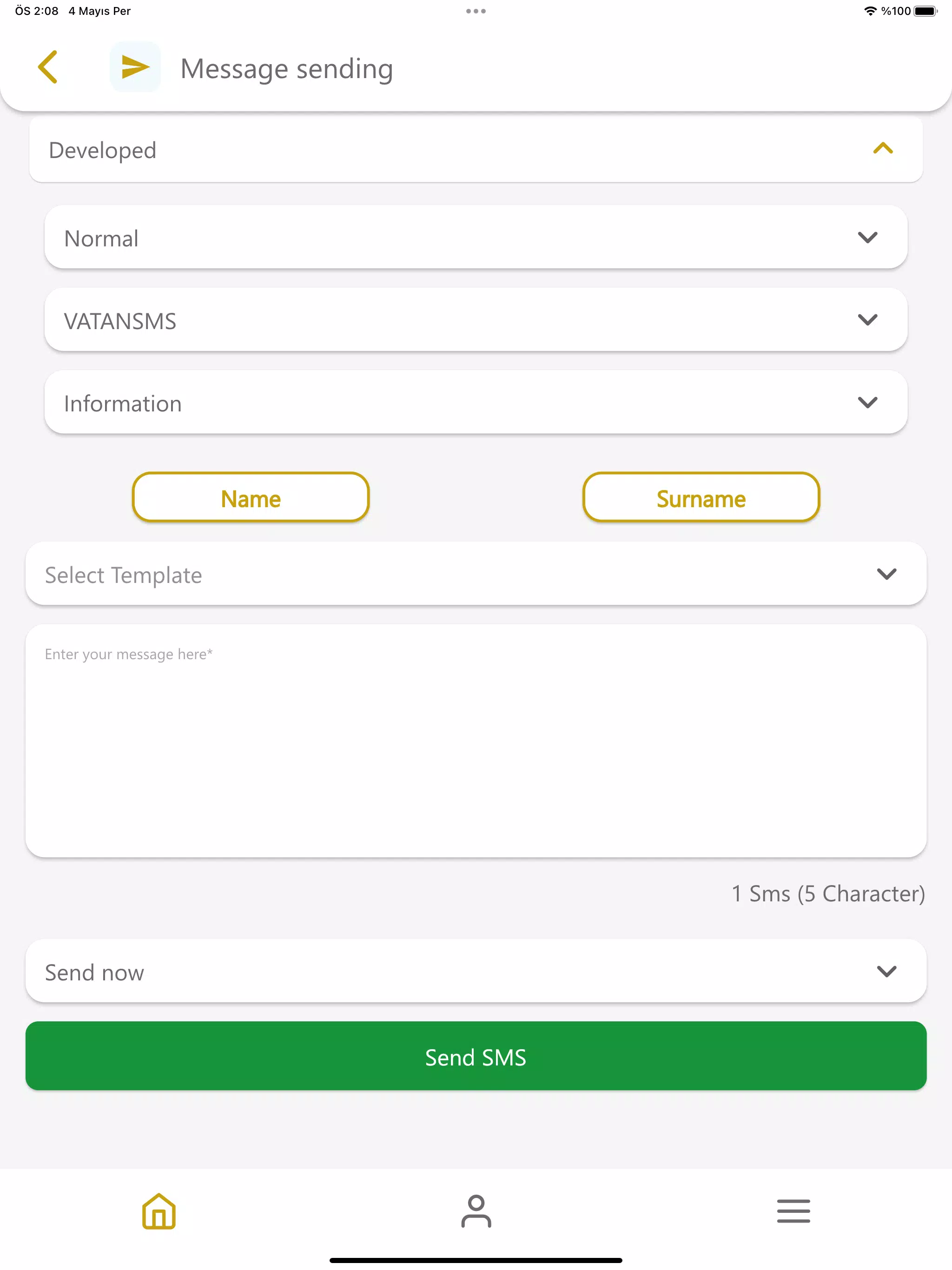 ZorluSMS Headed SMS System Screenshot 8