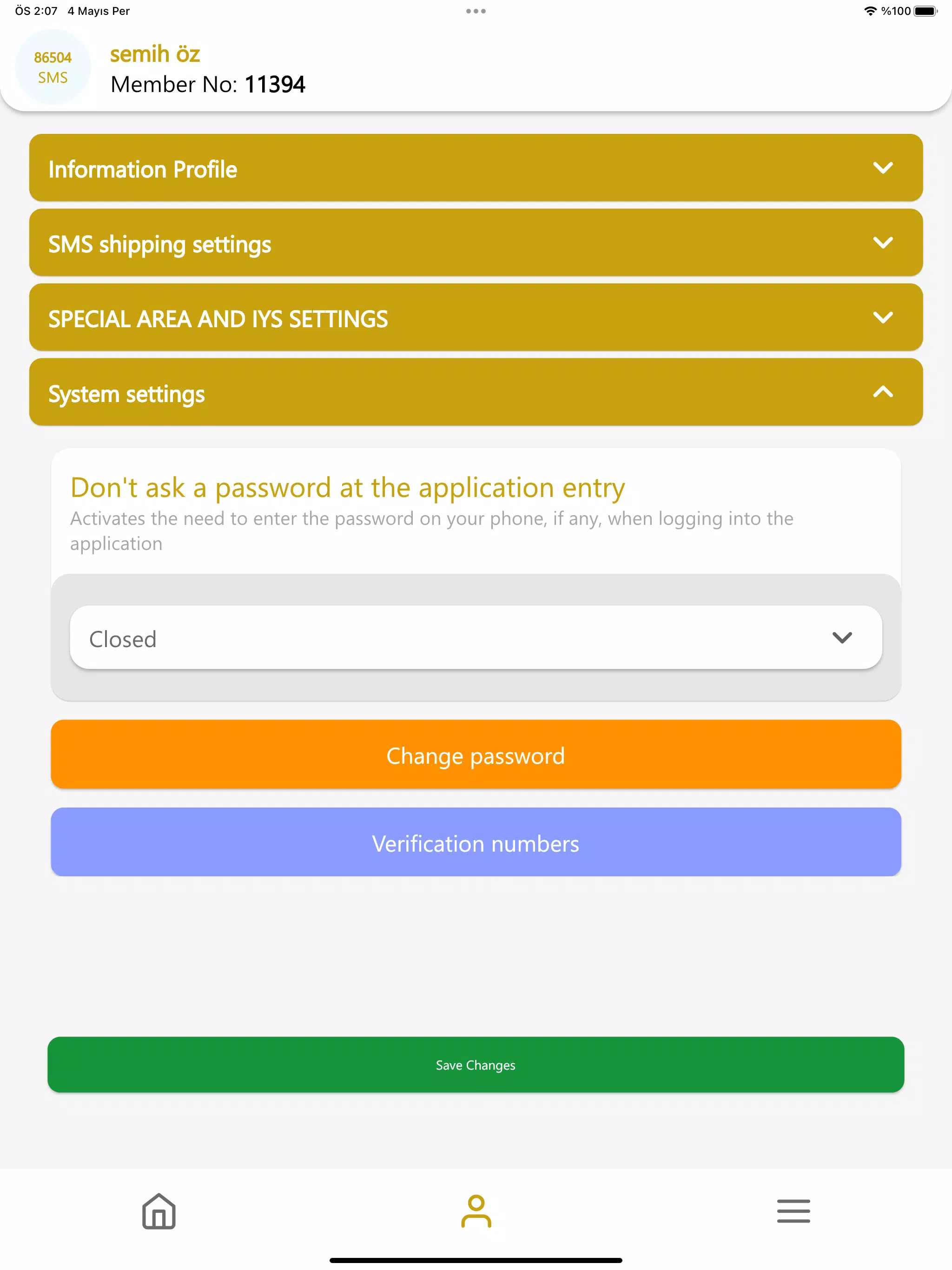 ZorluSMS Headed SMS System Screenshot 6