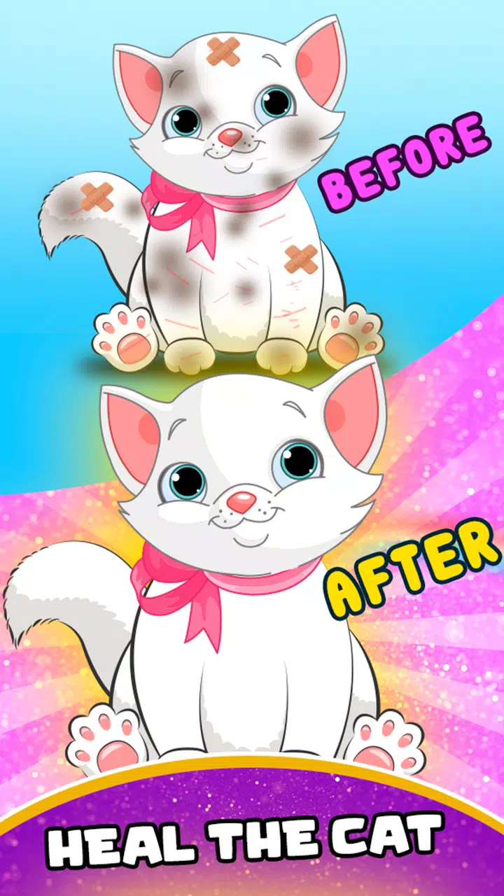 Rescue Cat - Pet Grooming Game  Screenshot 5