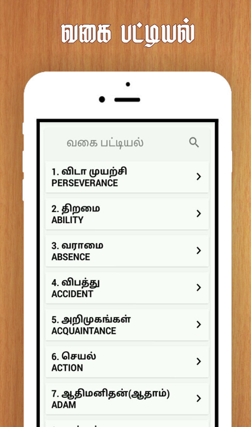 Tamil Proverbs தமிழ் பழமொழிகள் Screenshot 2