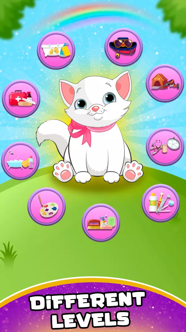 Rescue Cat - Pet Grooming Game  Screenshot 3