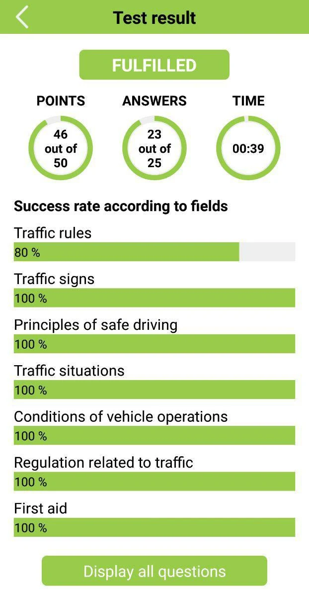 Driving school tests (CZ)  Screenshot 6