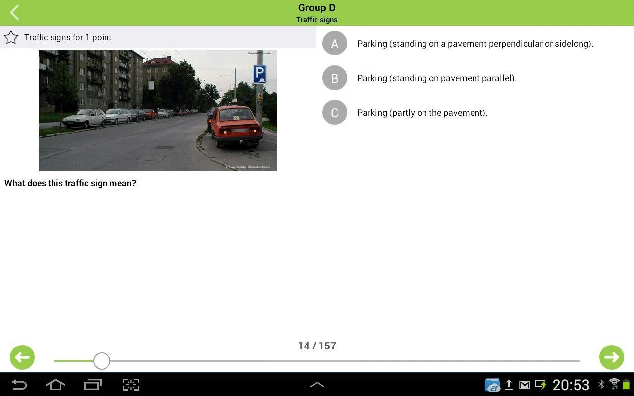 Driving school tests (CZ)  Screenshot 8