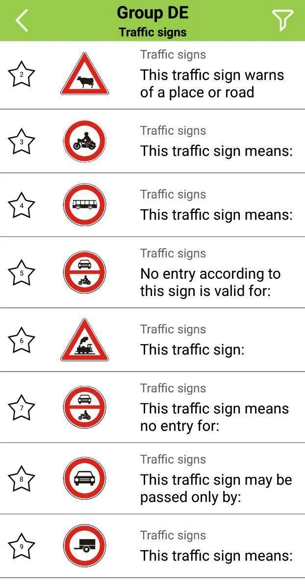 Driving school tests (CZ)  Screenshot 3