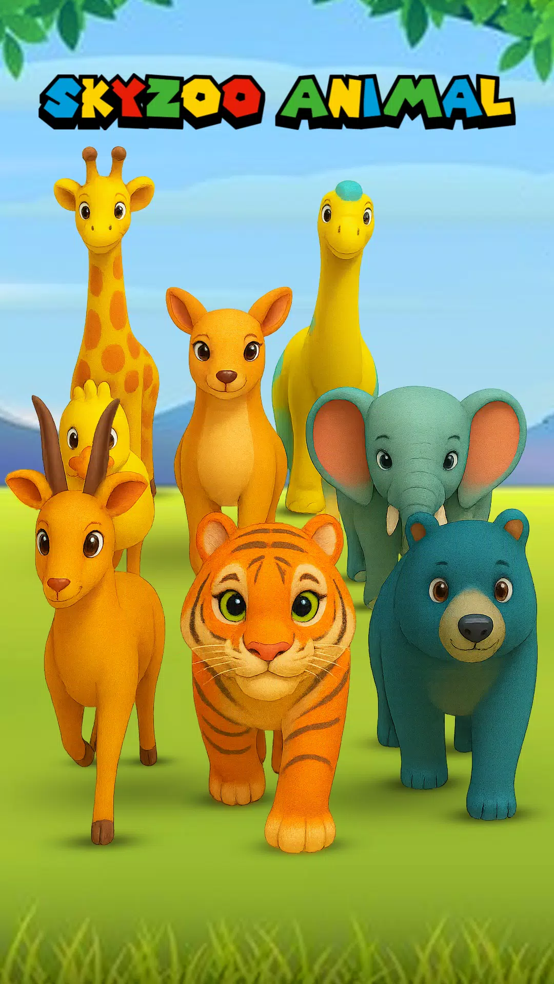 Skyzoo Animal Running Games 3D Screenshot 4