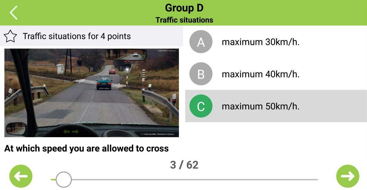 Driving school tests (CZ)  Screenshot 5