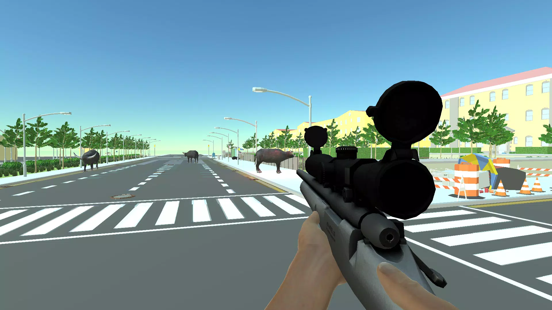 Angry bull game sniper game 3d  Screenshot 1