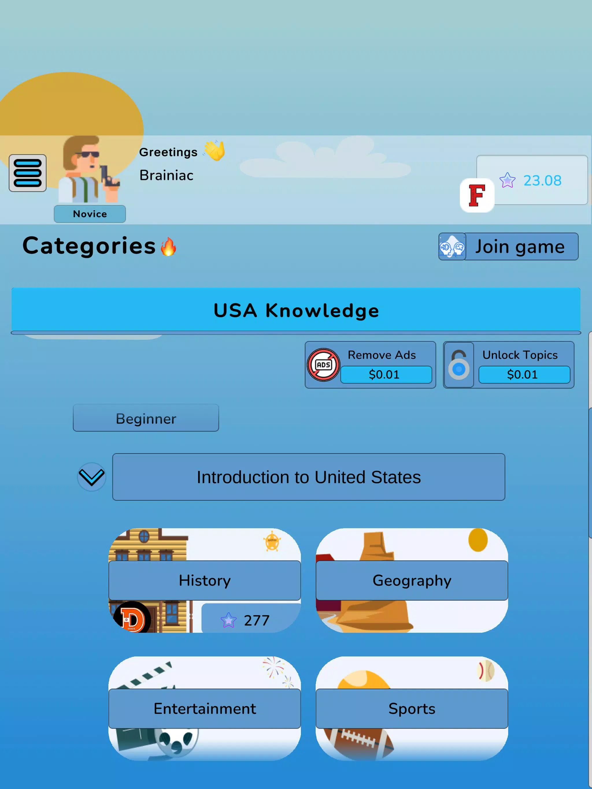 United States Knowledge Quiz  Screenshot 8