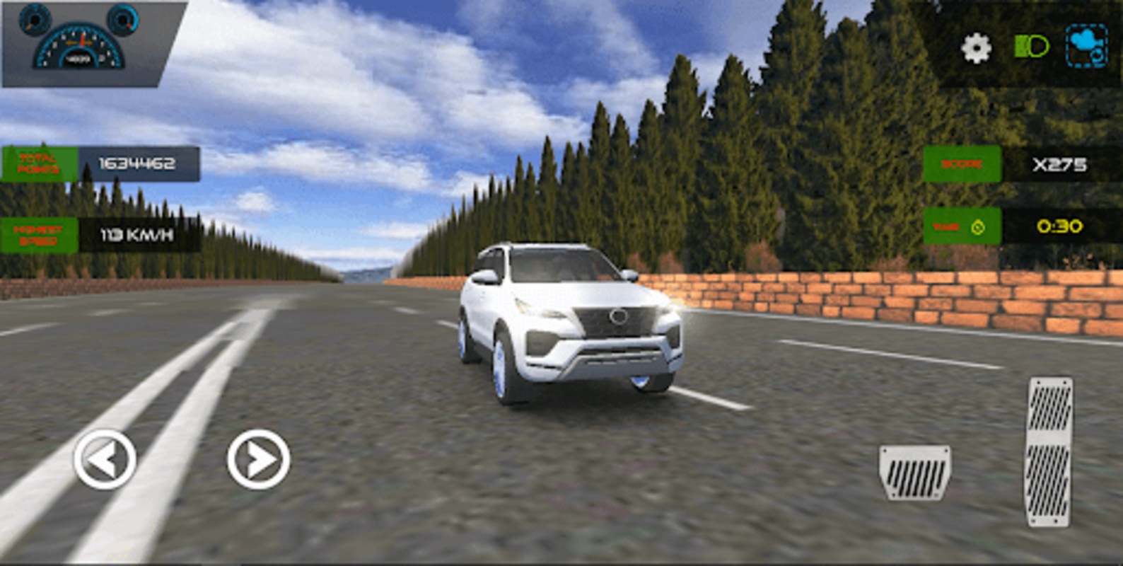 Toyota Fortuner Drift Car Game  Screenshot 3